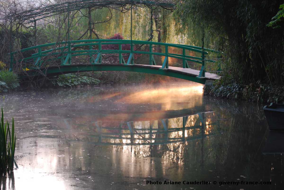 Giverny France Morning mist